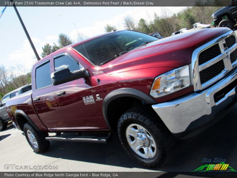 Delmonico Red Pearl / Black/Diesel Gray 2018 Ram 2500 Tradesman Crew Cab 4x4