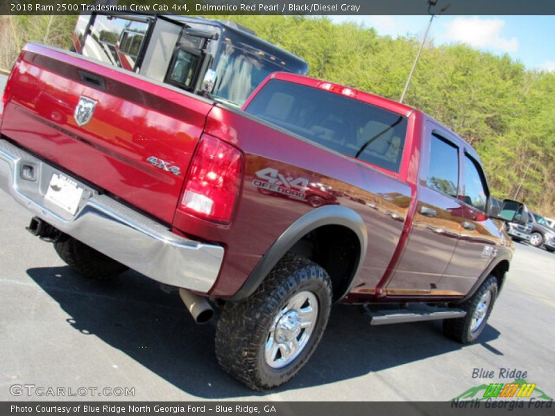 Delmonico Red Pearl / Black/Diesel Gray 2018 Ram 2500 Tradesman Crew Cab 4x4