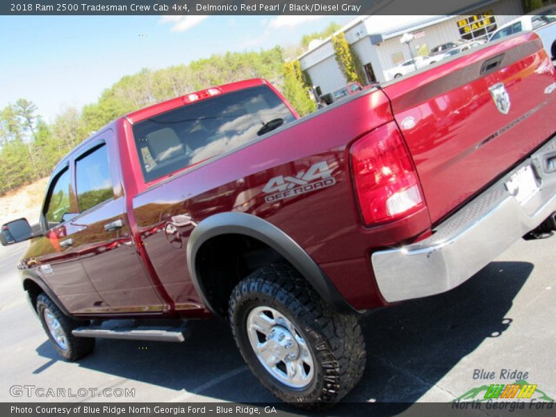 Delmonico Red Pearl / Black/Diesel Gray 2018 Ram 2500 Tradesman Crew Cab 4x4