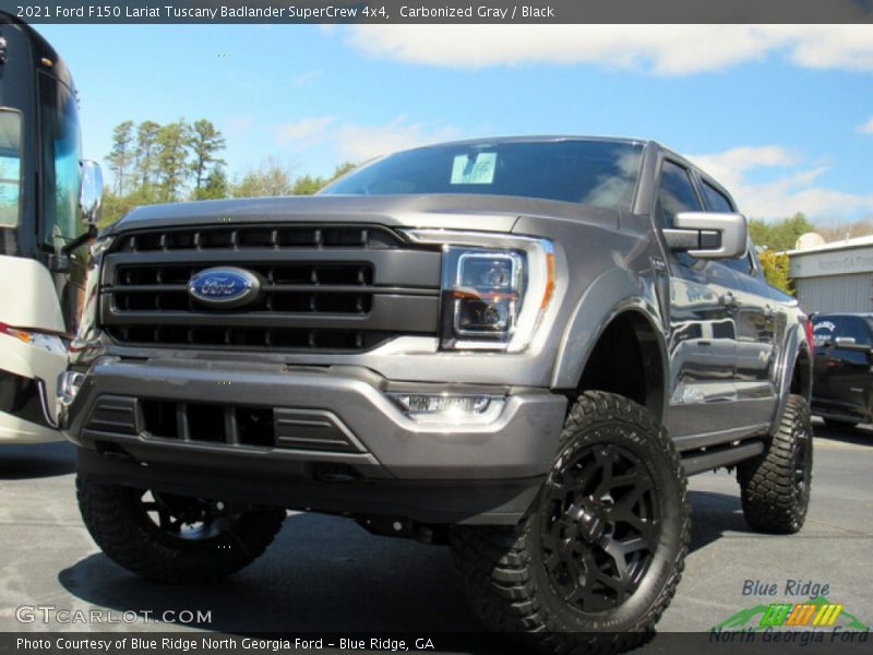 Carbonized Gray / Black 2021 Ford F150 Lariat Tuscany Badlander SuperCrew 4x4