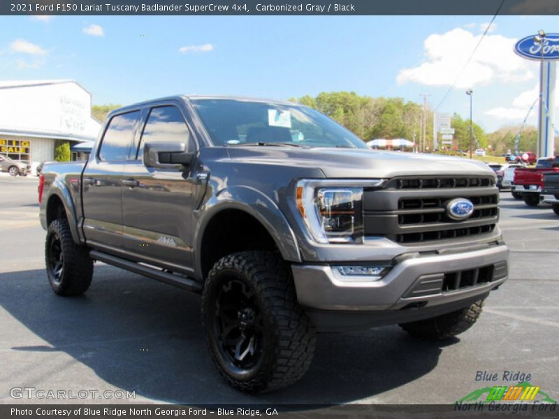 Carbonized Gray / Black 2021 Ford F150 Lariat Tuscany Badlander SuperCrew 4x4