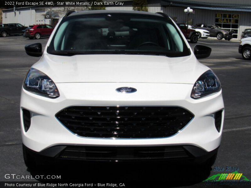 Star White Metallic / Dark Earth Gray 2022 Ford Escape SE 4WD