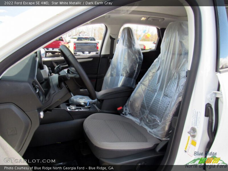 Star White Metallic / Dark Earth Gray 2022 Ford Escape SE 4WD