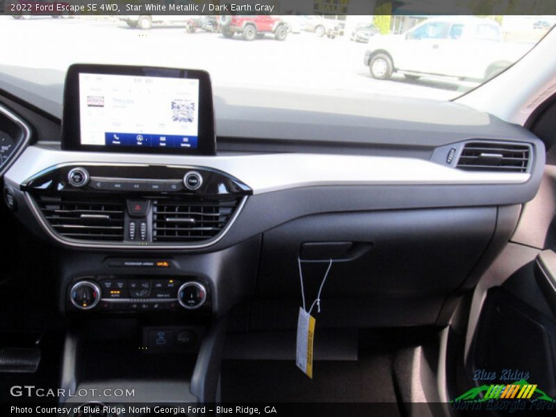 Star White Metallic / Dark Earth Gray 2022 Ford Escape SE 4WD