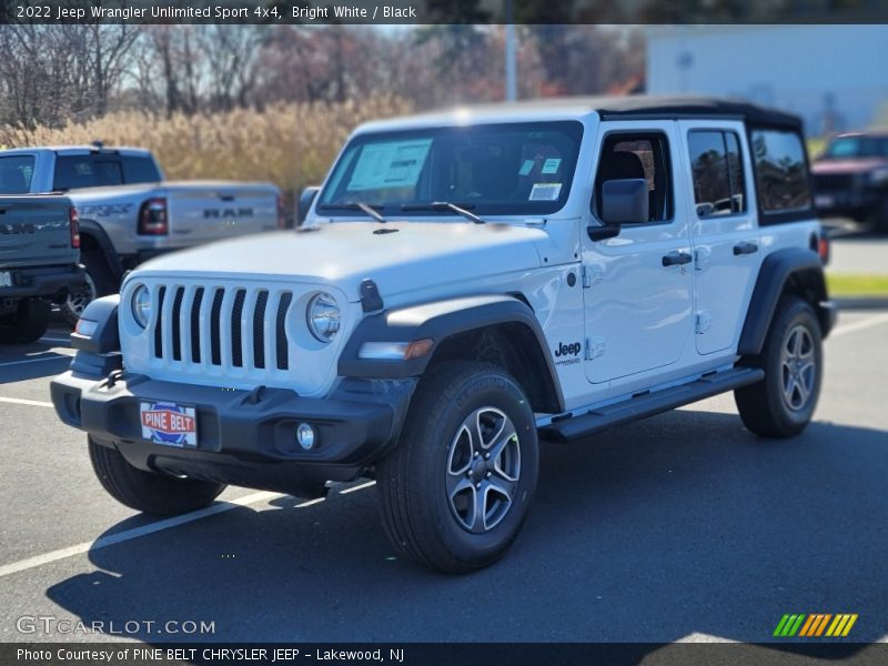 Bright White / Black 2022 Jeep Wrangler Unlimited Sport 4x4