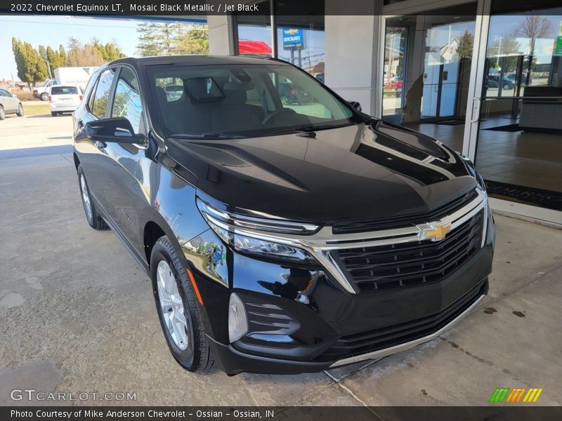 Mosaic Black Metallic / Jet Black 2022 Chevrolet Equinox LT