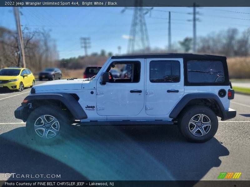 Bright White / Black 2022 Jeep Wrangler Unlimited Sport 4x4