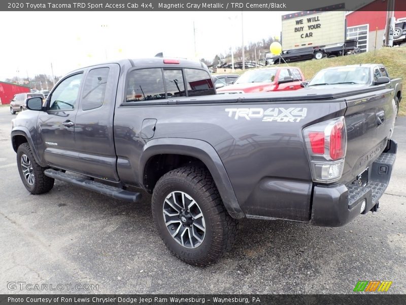 Magnetic Gray Metallic / TRD Cement/Black 2020 Toyota Tacoma TRD Sport Access Cab 4x4