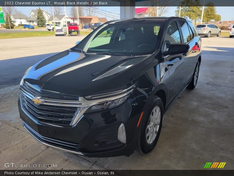 Mosaic Black Metallic / Jet Black 2022 Chevrolet Equinox LT