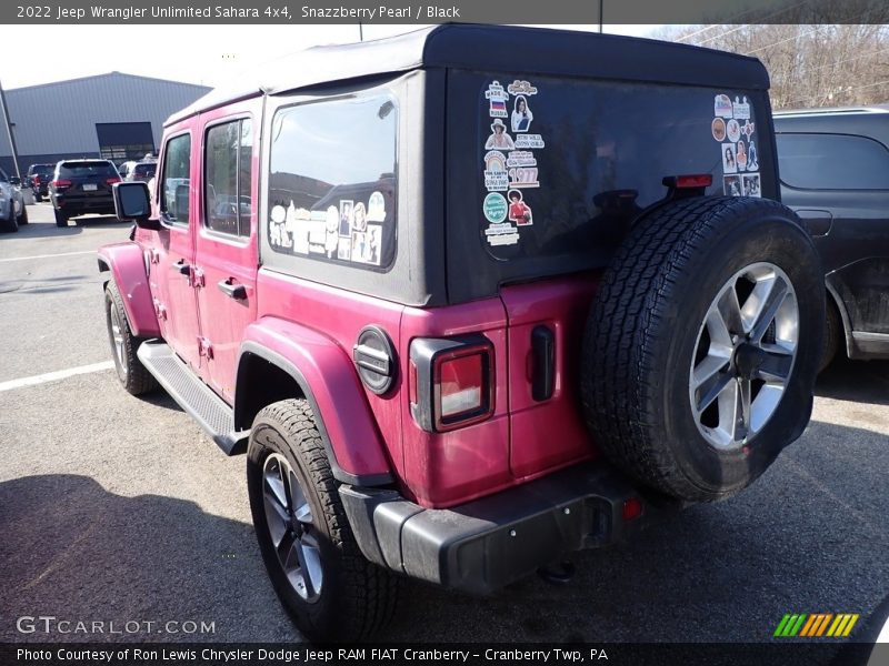 Snazzberry Pearl / Black 2022 Jeep Wrangler Unlimited Sahara 4x4