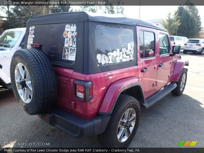 Snazzberry Pearl / Black 2022 Jeep Wrangler Unlimited Sahara 4x4