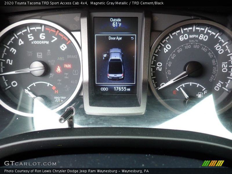 Magnetic Gray Metallic / TRD Cement/Black 2020 Toyota Tacoma TRD Sport Access Cab 4x4