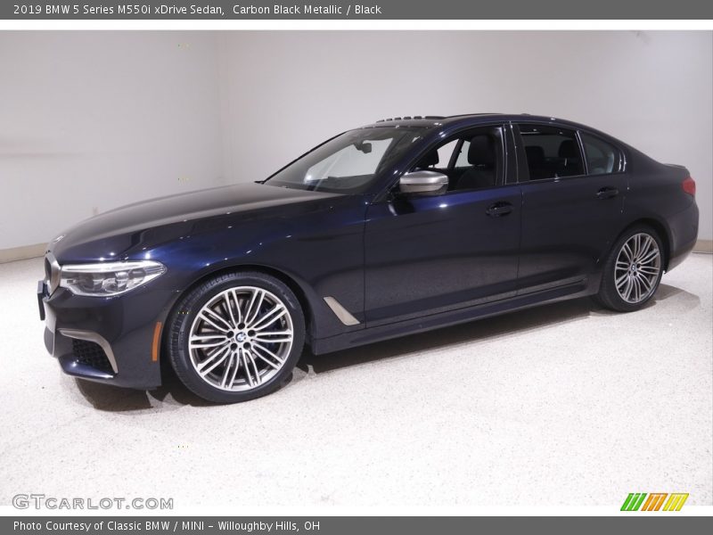 Carbon Black Metallic / Black 2019 BMW 5 Series M550i xDrive Sedan