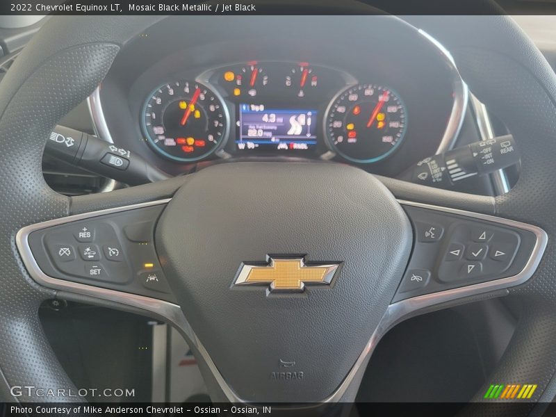 Mosaic Black Metallic / Jet Black 2022 Chevrolet Equinox LT