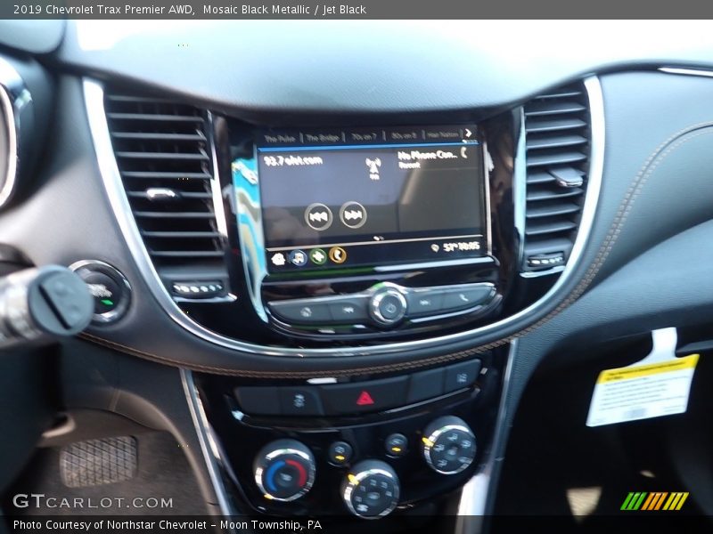 Mosaic Black Metallic / Jet Black 2019 Chevrolet Trax Premier AWD