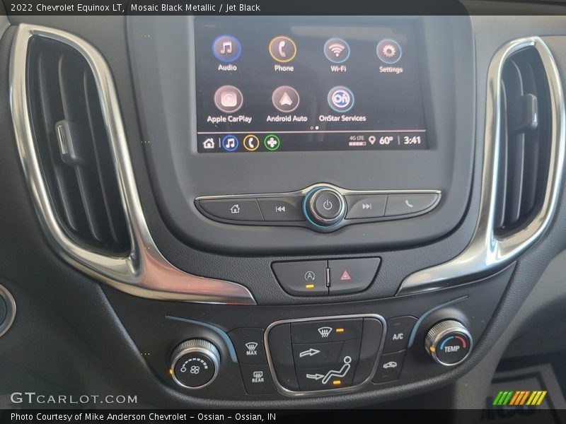 Mosaic Black Metallic / Jet Black 2022 Chevrolet Equinox LT