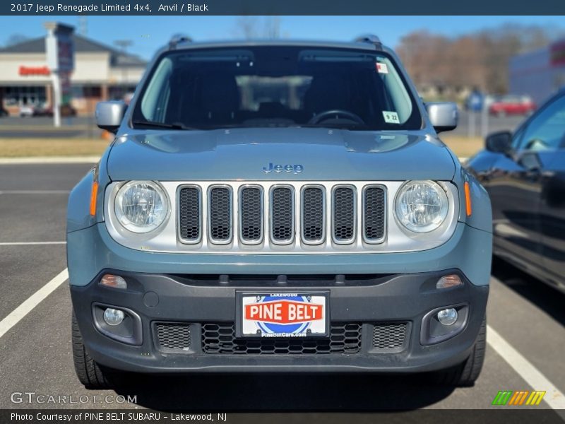 Anvil / Black 2017 Jeep Renegade Limited 4x4