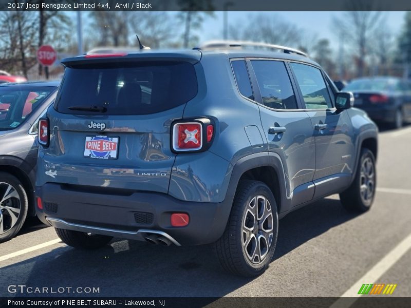 Anvil / Black 2017 Jeep Renegade Limited 4x4