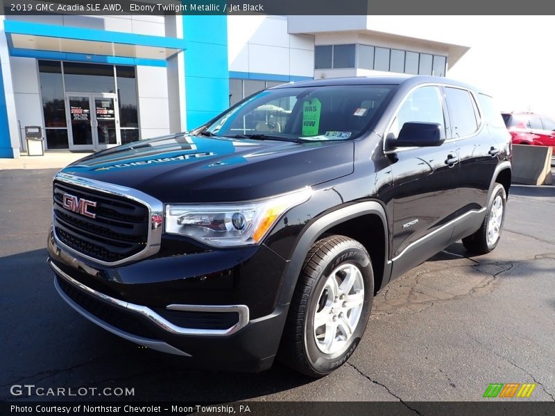 Ebony Twilight Metallic / Jet Black 2019 GMC Acadia SLE AWD