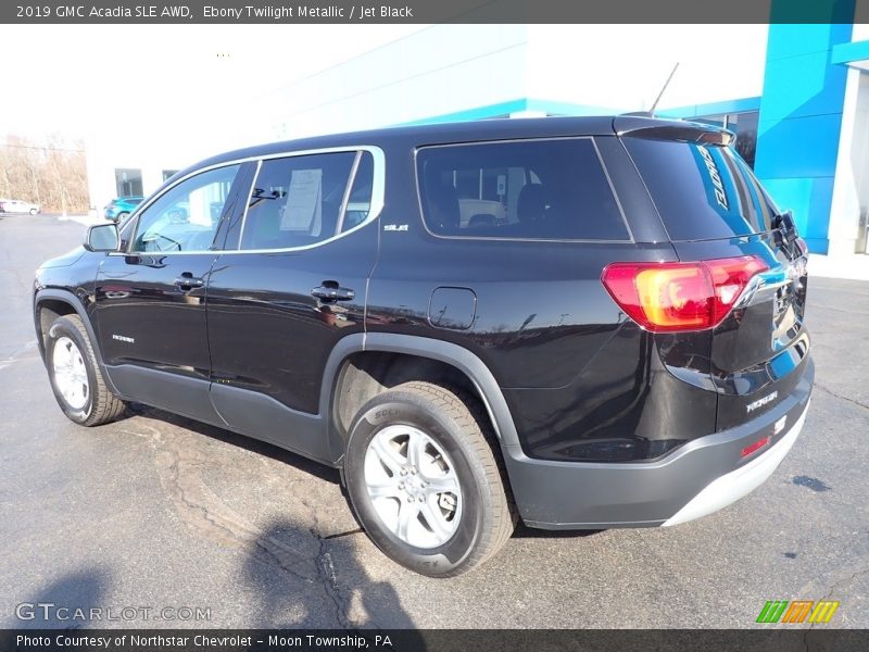 Ebony Twilight Metallic / Jet Black 2019 GMC Acadia SLE AWD