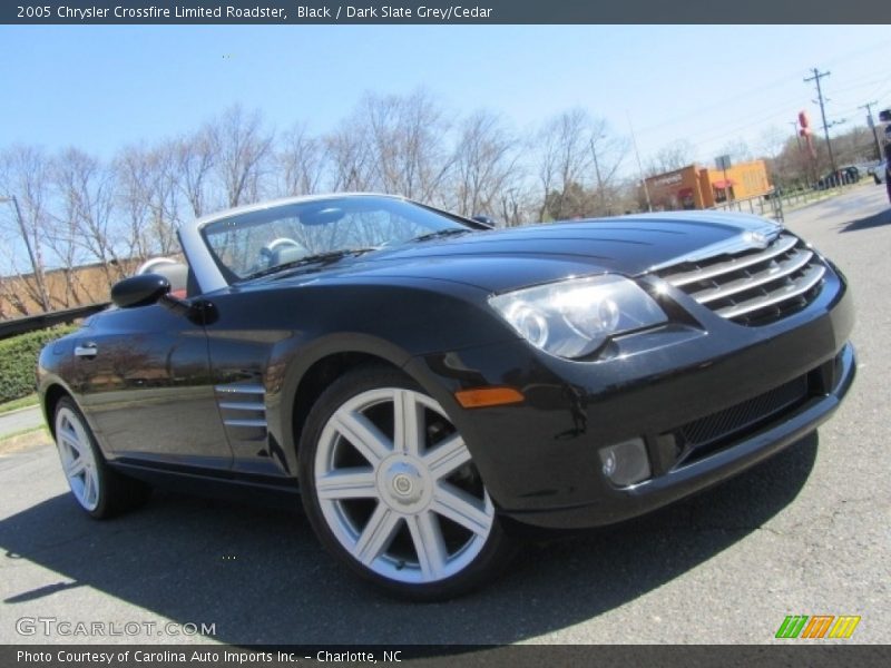 Black / Dark Slate Grey/Cedar 2005 Chrysler Crossfire Limited Roadster