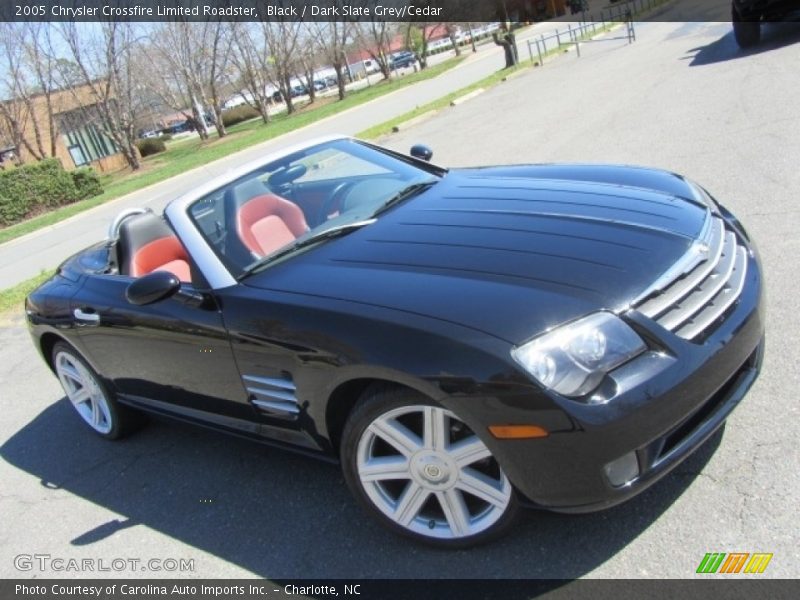 Black / Dark Slate Grey/Cedar 2005 Chrysler Crossfire Limited Roadster