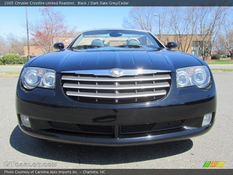 Black / Dark Slate Grey/Cedar 2005 Chrysler Crossfire Limited Roadster