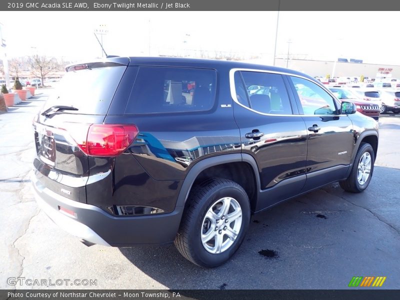 Ebony Twilight Metallic / Jet Black 2019 GMC Acadia SLE AWD