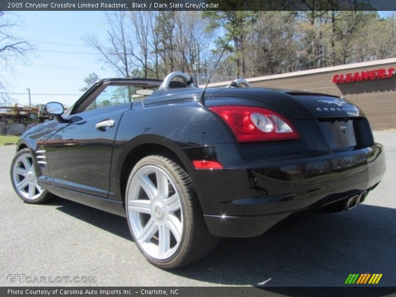Black / Dark Slate Grey/Cedar 2005 Chrysler Crossfire Limited Roadster