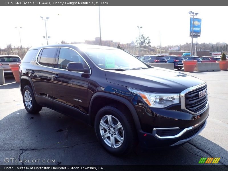 Ebony Twilight Metallic / Jet Black 2019 GMC Acadia SLE AWD