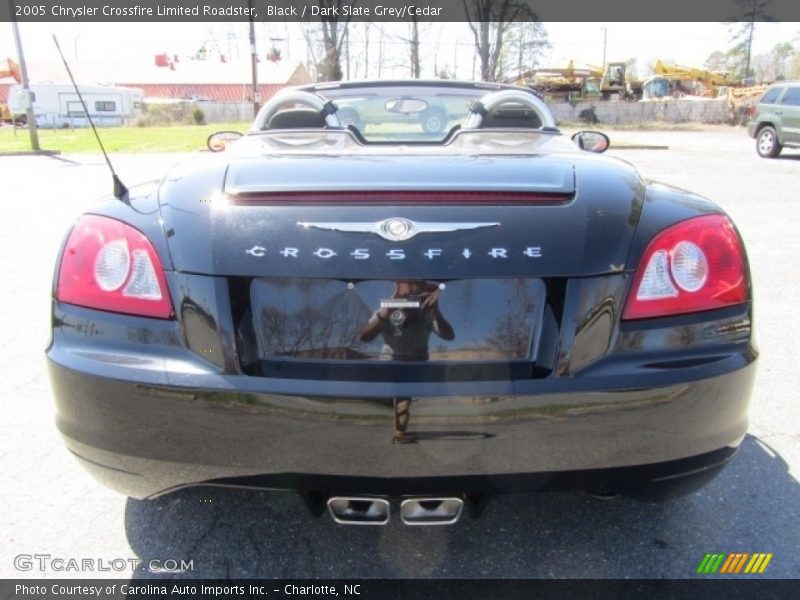 Black / Dark Slate Grey/Cedar 2005 Chrysler Crossfire Limited Roadster