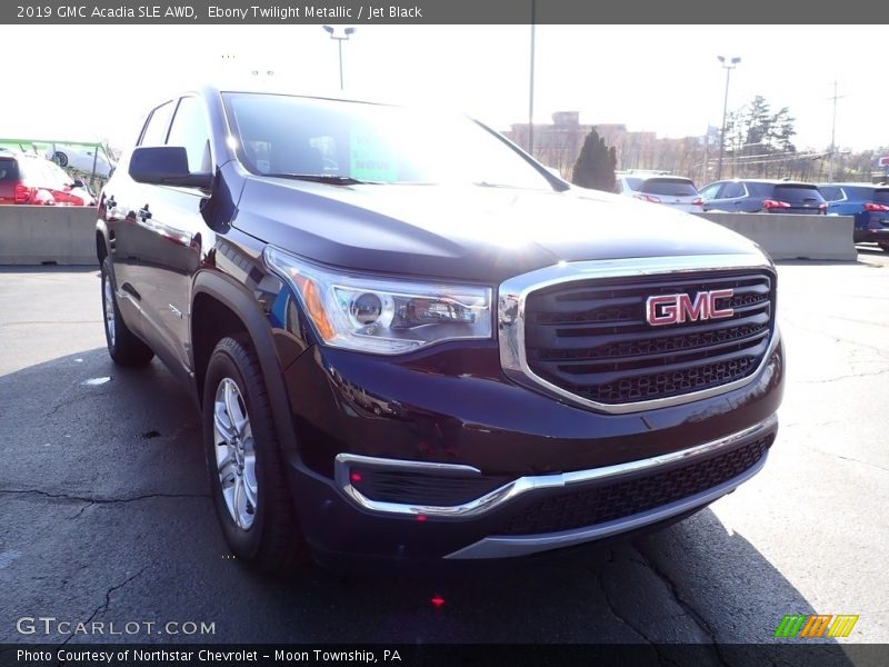 Ebony Twilight Metallic / Jet Black 2019 GMC Acadia SLE AWD