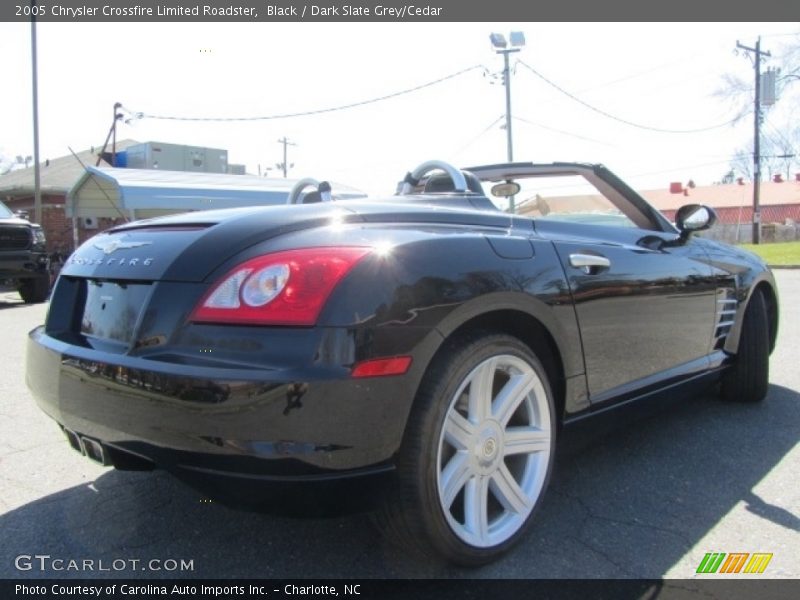 Black / Dark Slate Grey/Cedar 2005 Chrysler Crossfire Limited Roadster