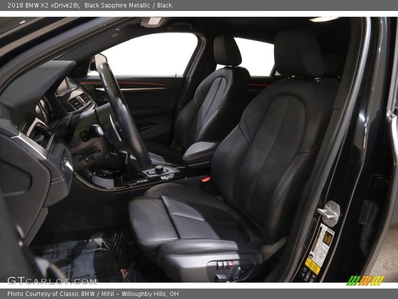 Black Sapphire Metallic / Black 2018 BMW X2 xDrive28i