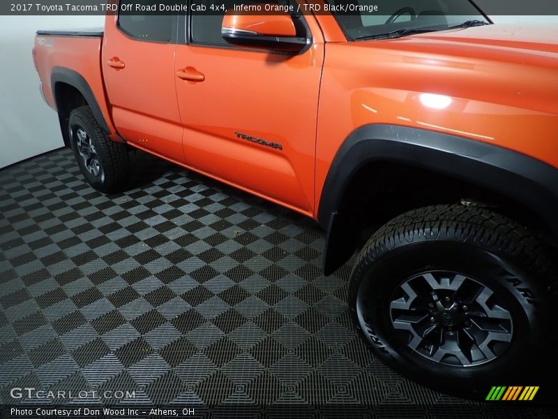 Inferno Orange / TRD Black/Orange 2017 Toyota Tacoma TRD Off Road Double Cab 4x4