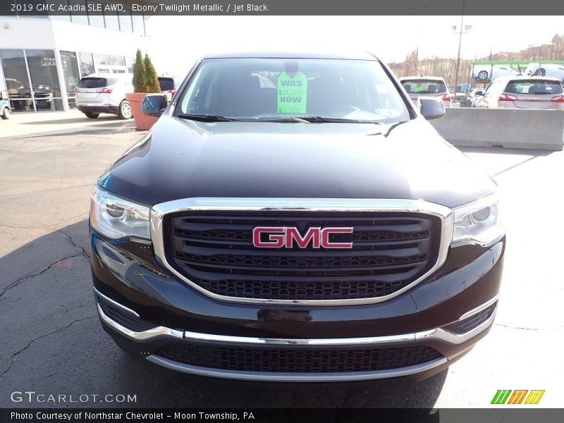 Ebony Twilight Metallic / Jet Black 2019 GMC Acadia SLE AWD