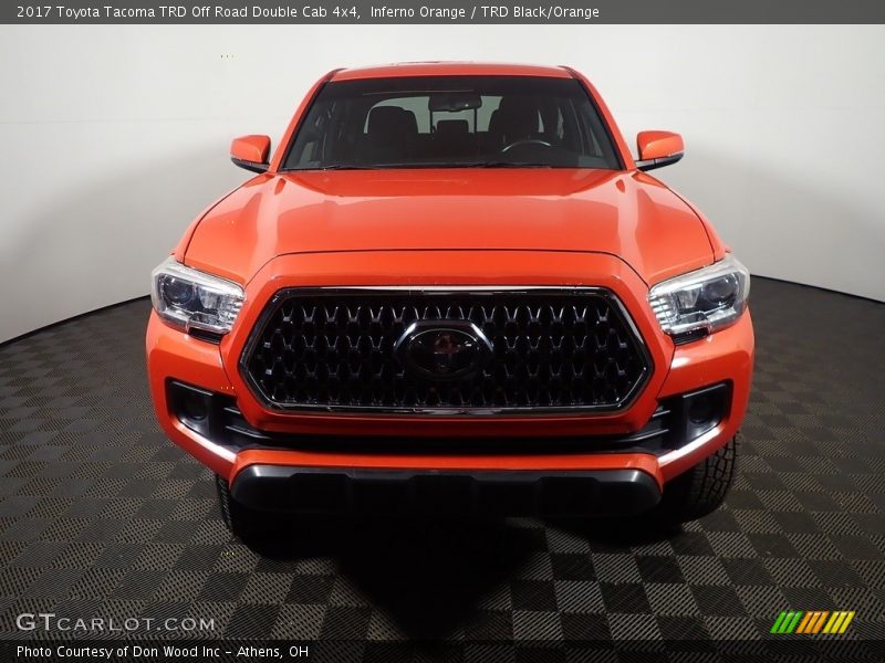 Inferno Orange / TRD Black/Orange 2017 Toyota Tacoma TRD Off Road Double Cab 4x4