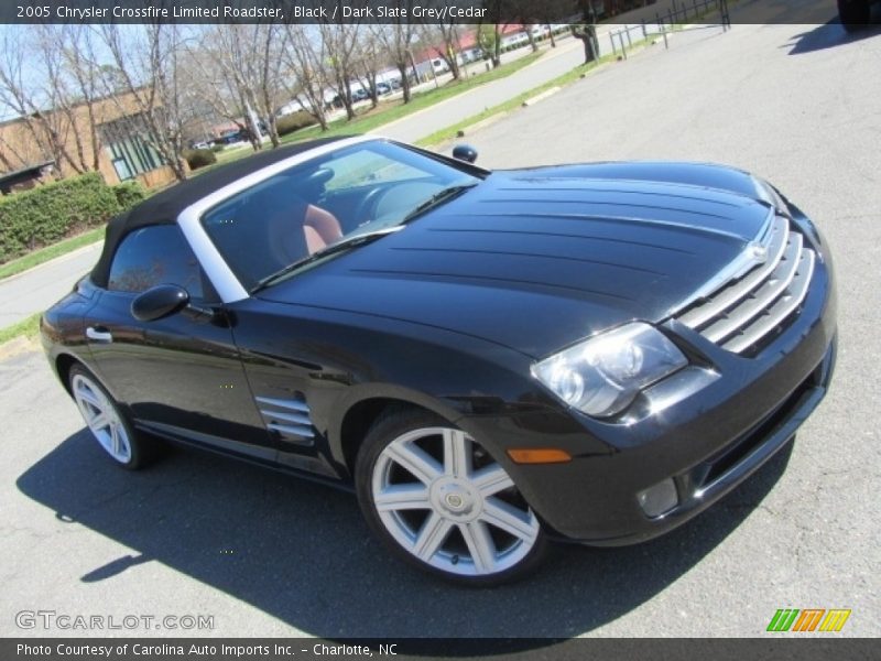 Black / Dark Slate Grey/Cedar 2005 Chrysler Crossfire Limited Roadster