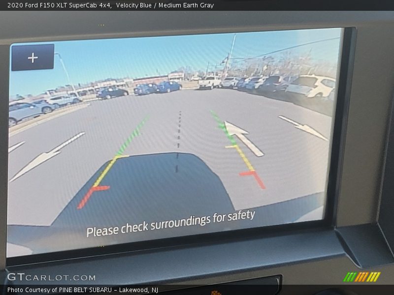 Velocity Blue / Medium Earth Gray 2020 Ford F150 XLT SuperCab 4x4