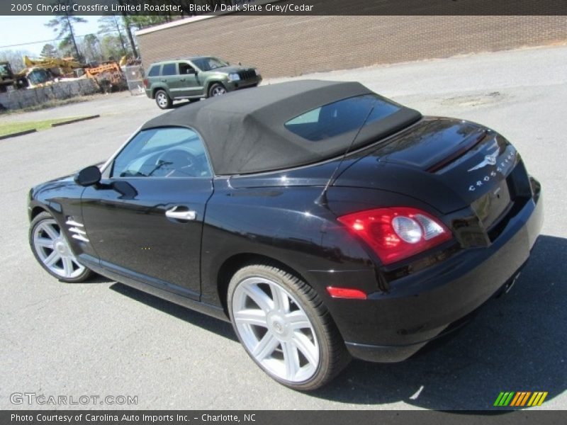 Black / Dark Slate Grey/Cedar 2005 Chrysler Crossfire Limited Roadster