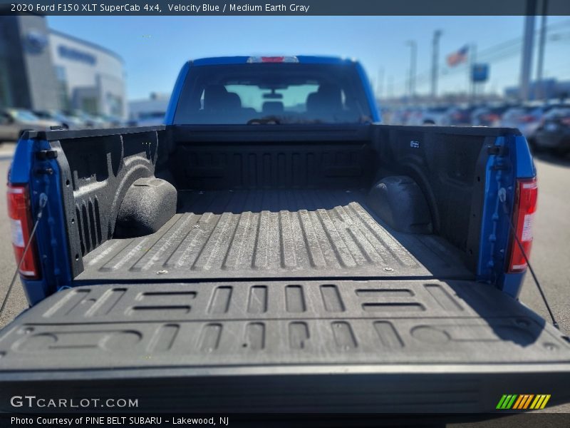 Velocity Blue / Medium Earth Gray 2020 Ford F150 XLT SuperCab 4x4
