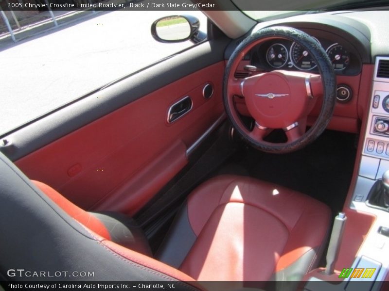 Black / Dark Slate Grey/Cedar 2005 Chrysler Crossfire Limited Roadster