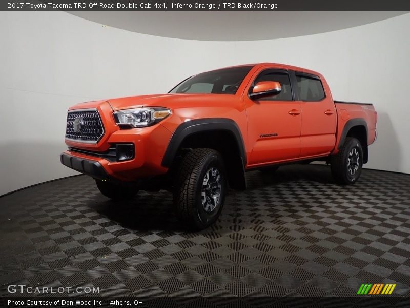 Inferno Orange / TRD Black/Orange 2017 Toyota Tacoma TRD Off Road Double Cab 4x4