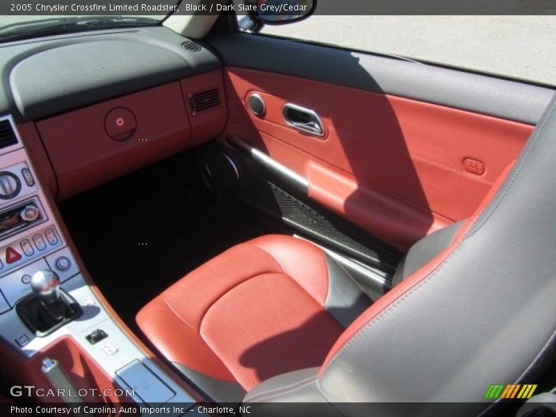 Black / Dark Slate Grey/Cedar 2005 Chrysler Crossfire Limited Roadster
