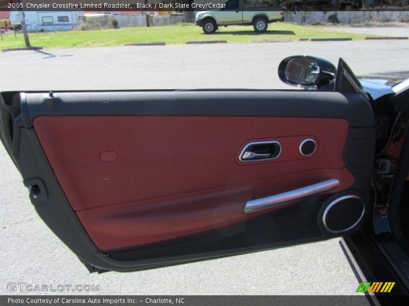 Black / Dark Slate Grey/Cedar 2005 Chrysler Crossfire Limited Roadster