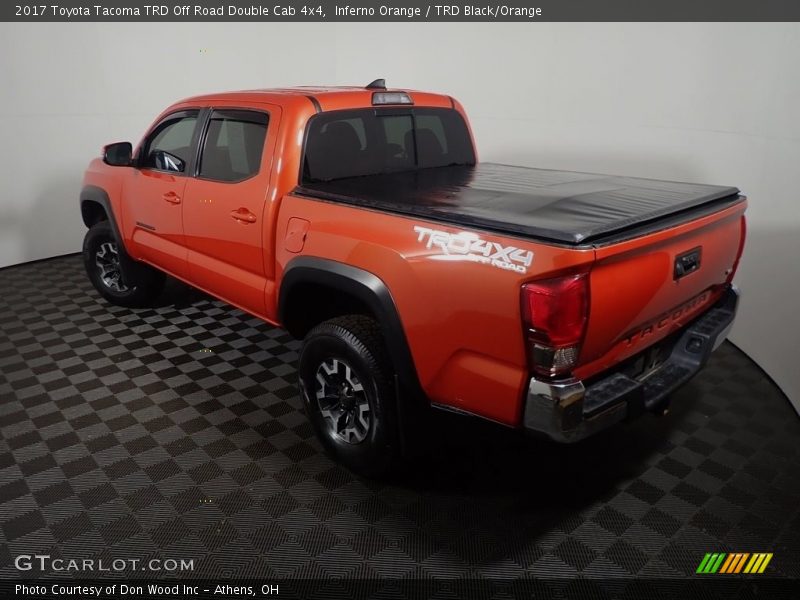 Inferno Orange / TRD Black/Orange 2017 Toyota Tacoma TRD Off Road Double Cab 4x4