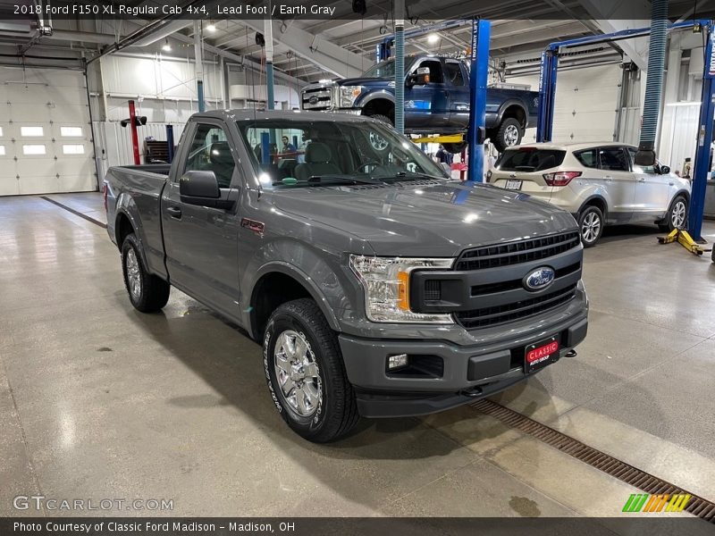 Lead Foot / Earth Gray 2018 Ford F150 XL Regular Cab 4x4