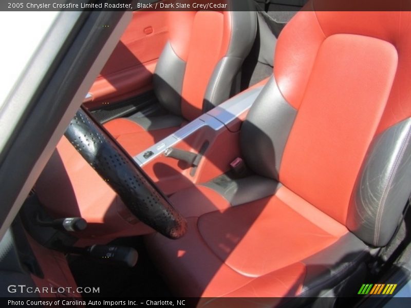 Black / Dark Slate Grey/Cedar 2005 Chrysler Crossfire Limited Roadster