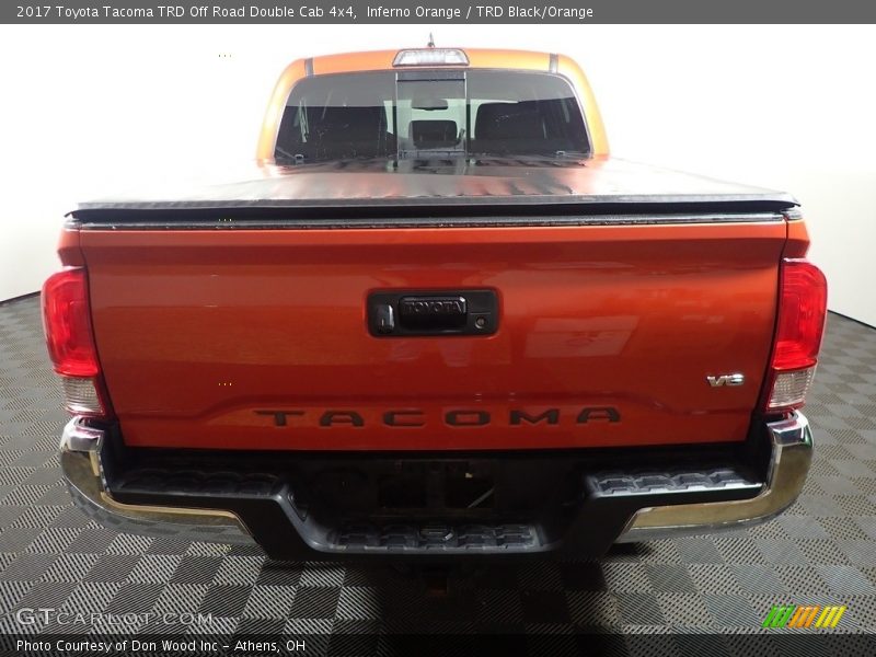 Inferno Orange / TRD Black/Orange 2017 Toyota Tacoma TRD Off Road Double Cab 4x4
