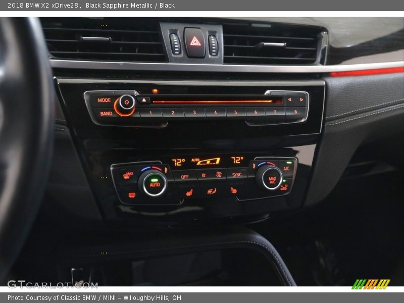 Black Sapphire Metallic / Black 2018 BMW X2 xDrive28i